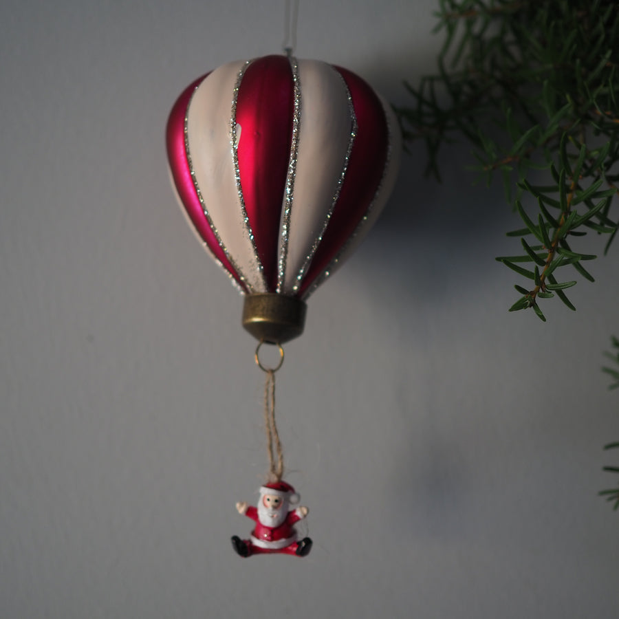Julekule - Rød Ballong 8cm nr3