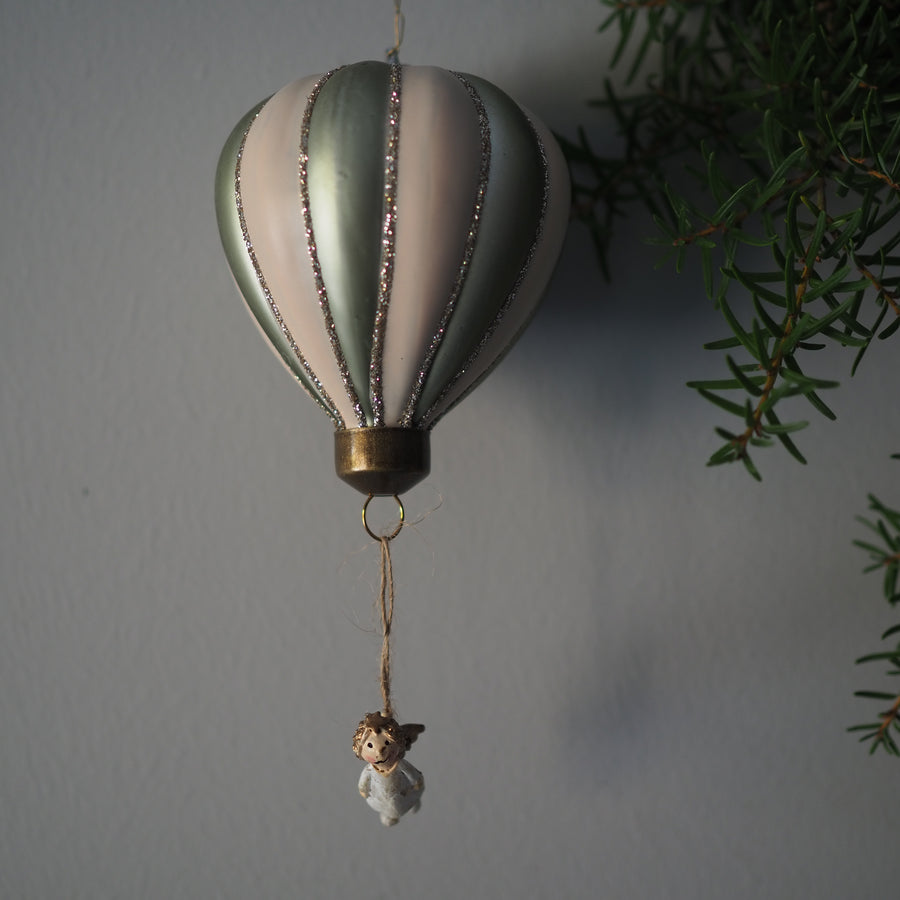 Julekule - Lysegrønn Ballong nr1